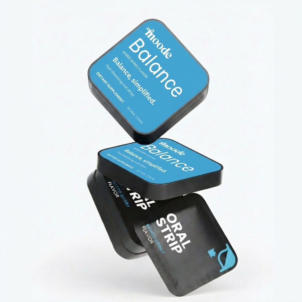 MOODE Balance oral strips | Digestive & Gut Health Support